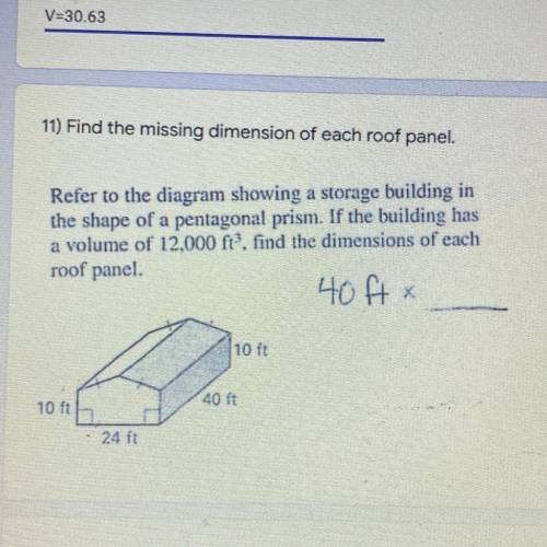 Help me find the dimensions of the roof panel please!! Due tonight