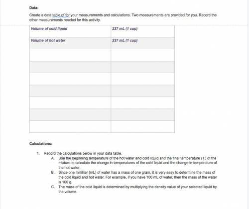 7.04 Honors Calorimetry Activity

Please help me fill out the graph, and answer the questions. To