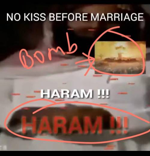 No kiss before marriagkeep it halal;)​
