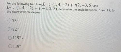 Help me in finding the angle