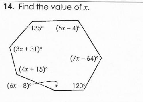 14. Solve for x. (6x - 2) (7x + 19)...