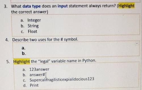 PLEASE HELP me with at least 1 of the problems in the picture We are coding using python​