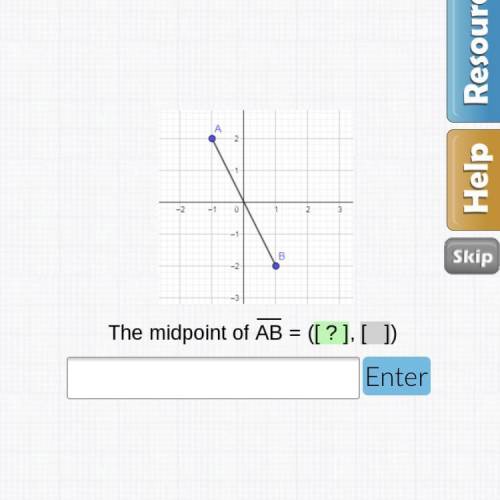 What is the midpoint of AB need help?