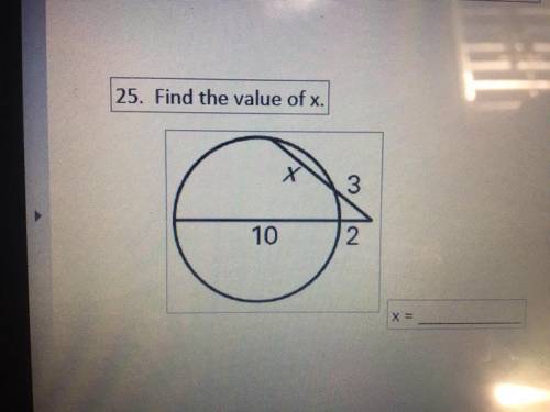 HELP
find the value of x.