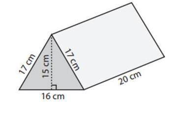 Find the volume of the shape below.