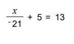 Solve for X. The question is what does X equal. This is a grade 7 math question.