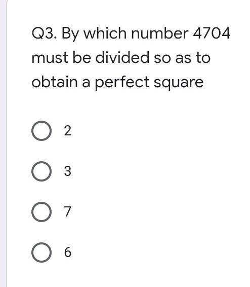 By which number 4704 must be divided so as to obtain a perfect square ​
