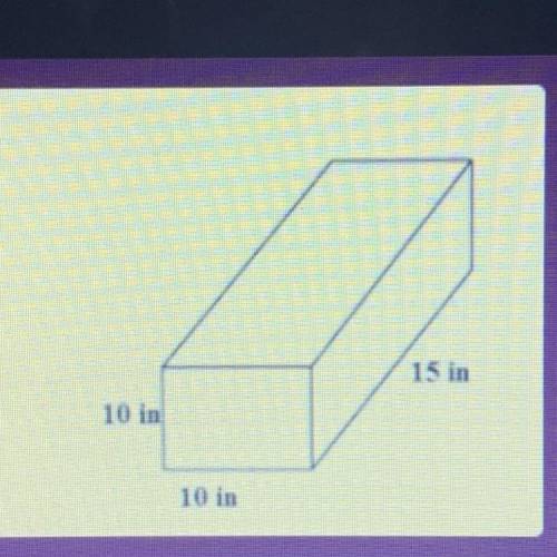 What's the surface area of this figure? (figure shown on picture)