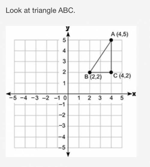 What is the length of side AB of the triangle?

3
5
Square root of 6
Square root of 13