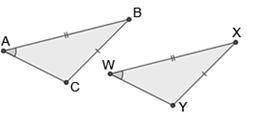 Which of the following pairs of triangles can be proven congruent by AAS?