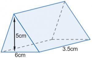 What is the volume of this triangular prism in cm^3? Image is in the png link. Ples help. :(