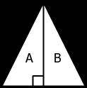 Triangles A and B are congruent.

Area of A = 90 units2
Area of B = units2
30
90
45