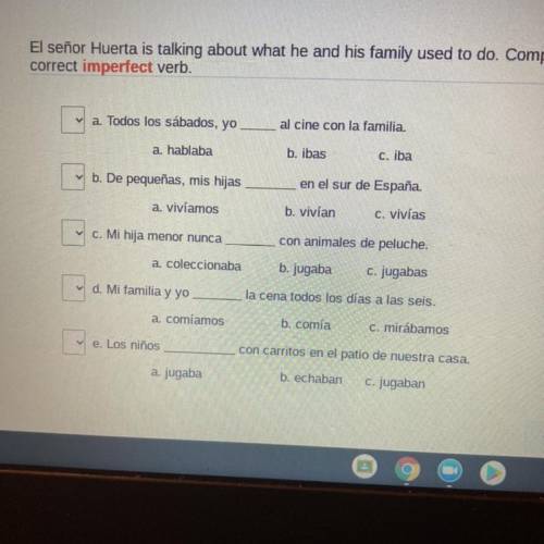 Help me pls Spanish III