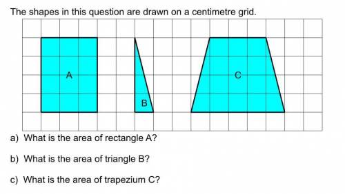 What is the area of trapezium c