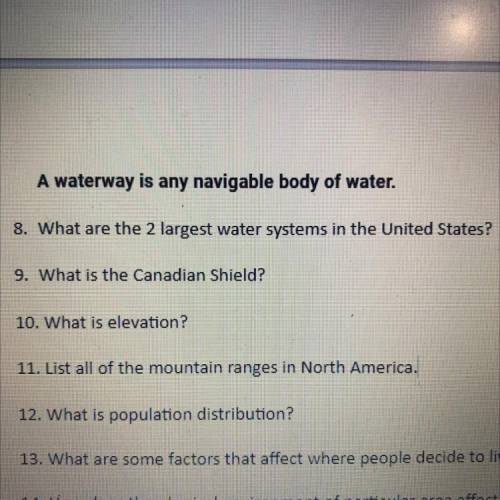 What are the 2 largest water systems in the United States