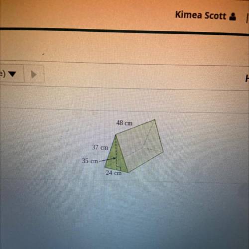 Help? It says find the surface area of the triangular prism, and the base is an isosceles triangle