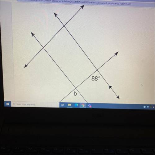 Find the measure of angle b.

Which is the answer?
A.92
B.111
C.69
D.88
Can you help me, I would a