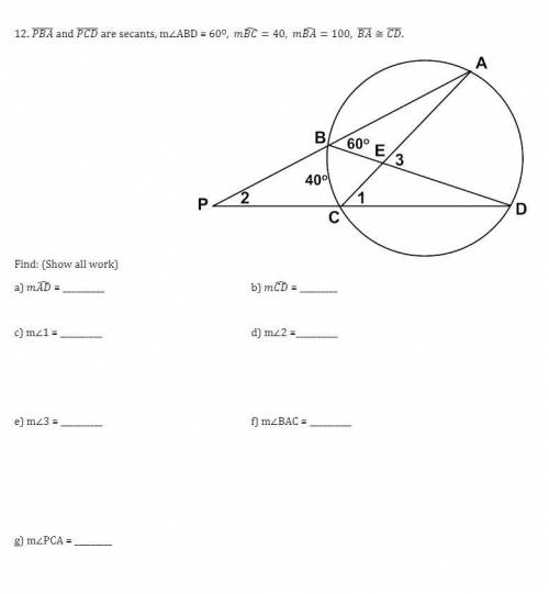 Does anyone know how to find missing angles and arcs in a circle? I need help with finding them. If