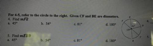 geometry- answer both 4 and 5 if you know how to do it. please it would mean a lot. you are the bes