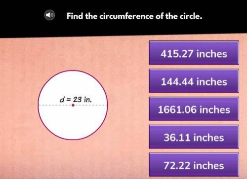 Find the circumference of a circle.