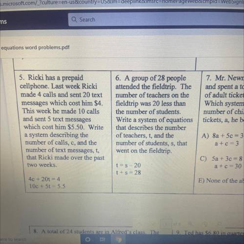 Help please 5 and 6 is all I need