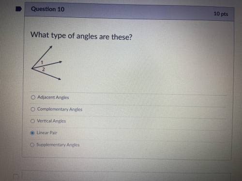 What type of angles are these (one question)