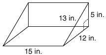 PLEASE ANSWER FAST No links... What is the surface area of the following solid figure? 90 in. 2 510