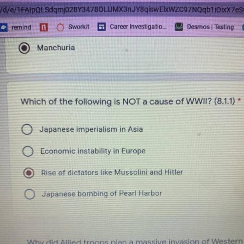 Which of the following is NOT a cause of ww2 ?