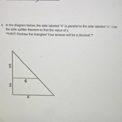 Need help please finding the asnwer to number 4