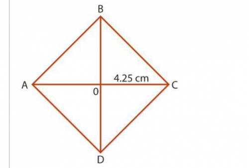 What is the area of rhombus ABCD? (Assume the diagonals of rhombus ABCD are equal).

Plz help I ne