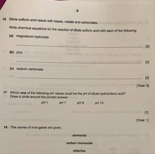 I need your help for q16 , 17 ASAP PLEASE