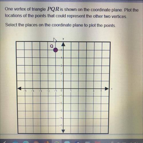 HELPPP

A student drew triangle PQR with the following conditions:
• The measure of ZQ is 90 degre