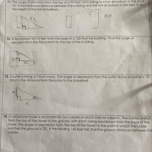 I can't get the back side of homework 6 trigonometry review. can someone help
