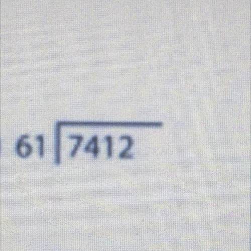 What is 61 divided by 7412
