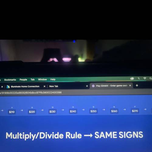 Multiple/divide rule = same sign