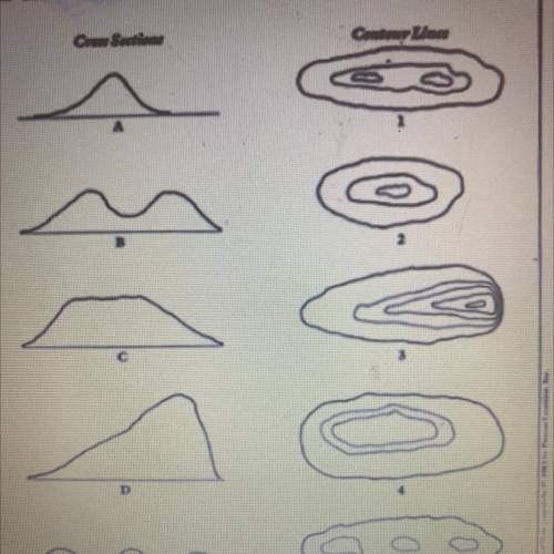 Which contour line matches formation C