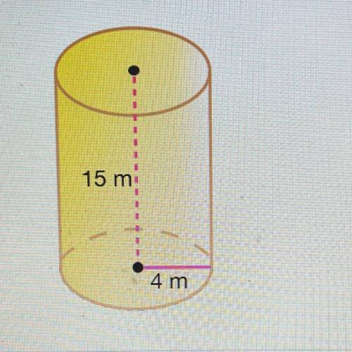 10. If the cylinder below were filled 3/4 full with water, what would be the volume of the water? U