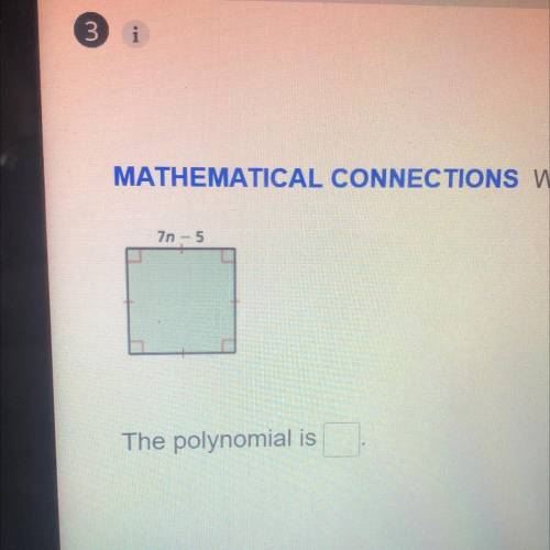 7n-5 as a polynomial