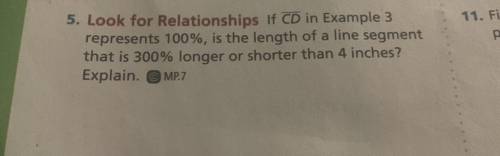 If CD in Example 3

represents 100%, is the length of a line segment
that is 300% longer or shorte