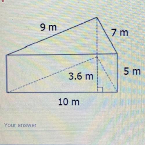 Please need help now

Find the Volume of the TRIANGULAR PRISM below. Round to the nearest
hundredt