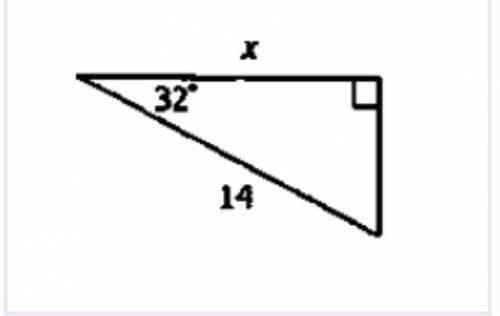 I need help in solving for X. I am not sure if the answer is 12 or 17 or neither.