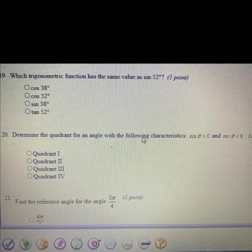 20 points Someone help i dont understand. 
Its question 20 by the way