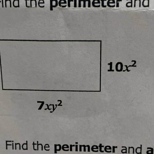 How do i find the perimeter and area