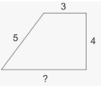 If the perimeter is 20 what must be the length of the missing side length? (Answer with Number Only