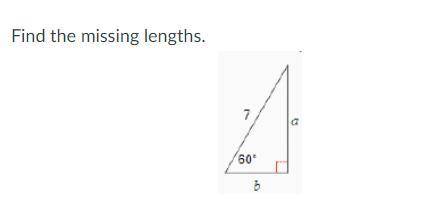What are the missing lengths?