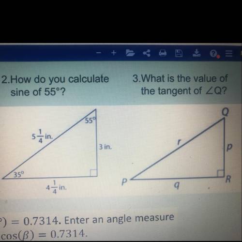Need help with these two questions (2. And 3. The ones with the triangles)