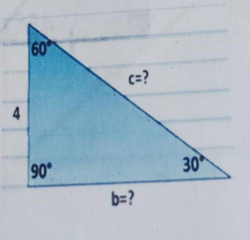 Using the triangle theorem solve this triangle.​