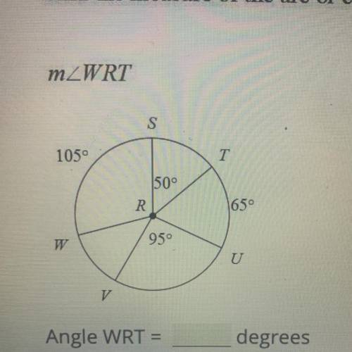 Find the measure of the arc or central angle indicated. Need by today thx.