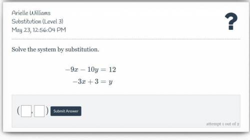 Solve by Substitution