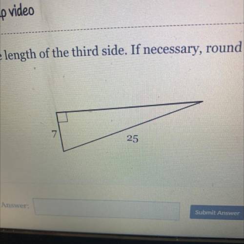Pythagorean theorem!! round to the nearest tenth ..